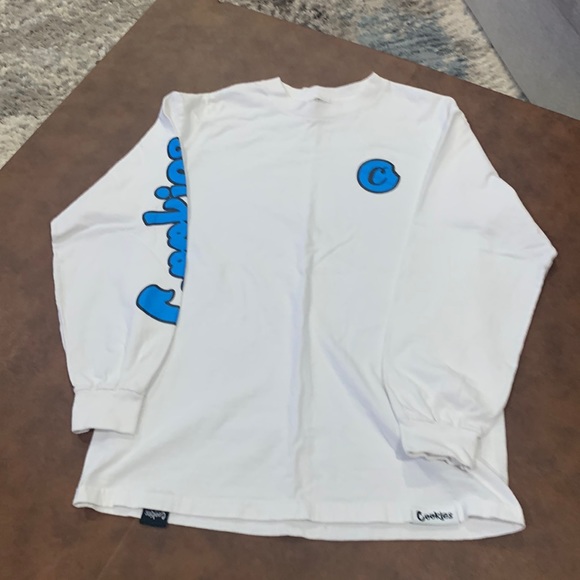 “Cookies” brand long sleeve why 💯 cotton t-shirt hardly worn from zumiez - Picture 1 of 6